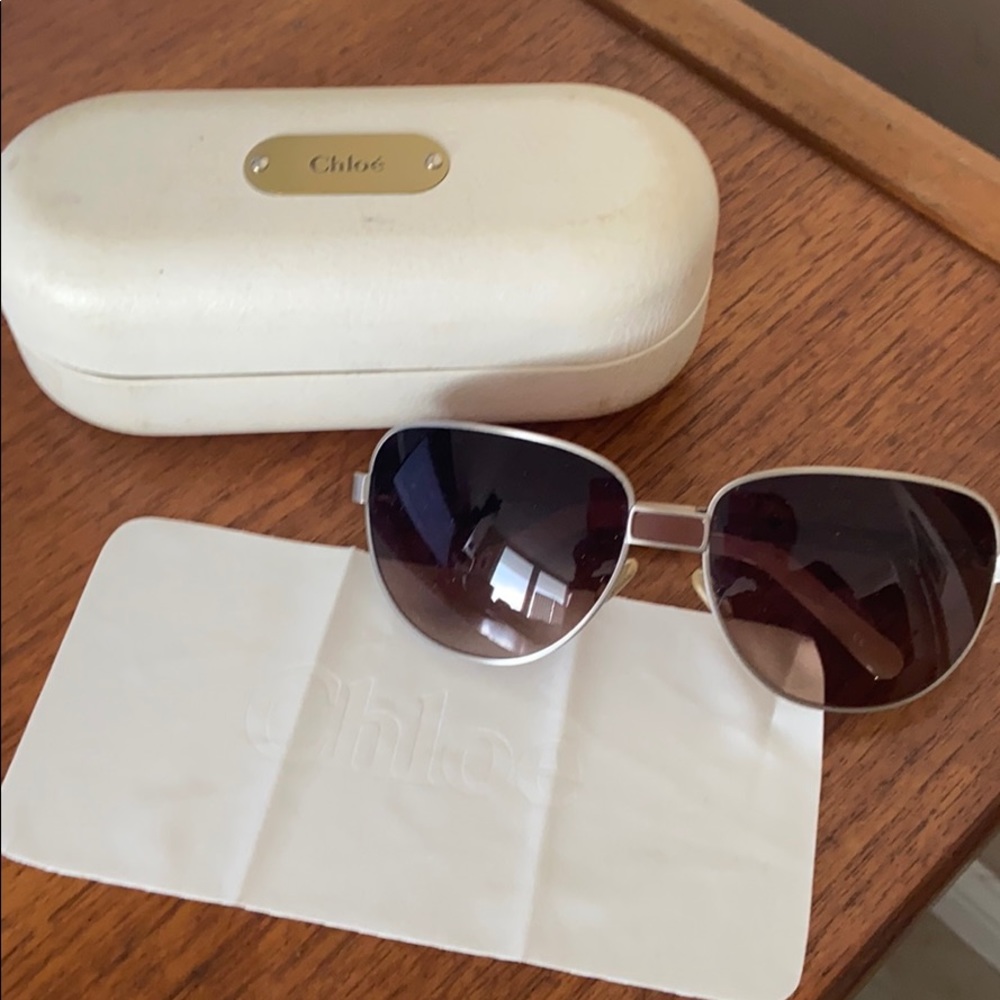 Chloe Aviator Sunglasses